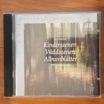 Cyprien Katsaris schumann kinderszenen waldszenen EX/EX (CD Album, Klassik)