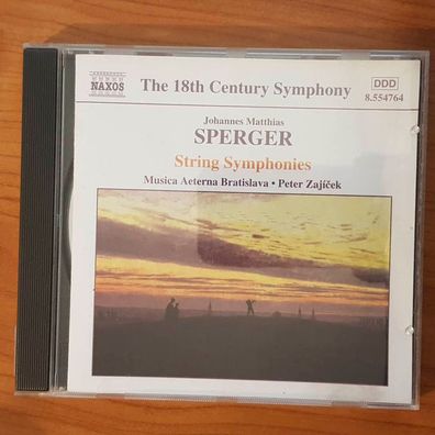 PETER Zajicek sperger string symphonies EX/EX (CD Album, Klassik, Naxos)