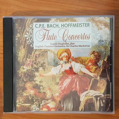 INGRID Dingfelder cpe bach hoffmeister flute concertos EX/EX (CD Album, Klassik)