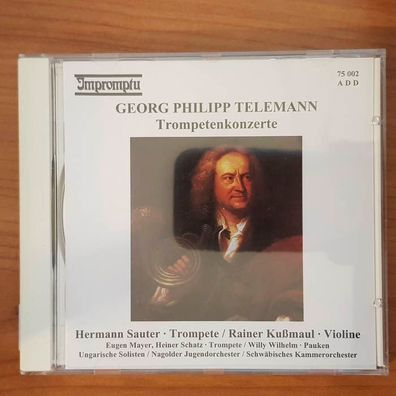 SAUTER / Kussmaul telemann trompetenkonzerte EX/EX (CD Album, Klassik)