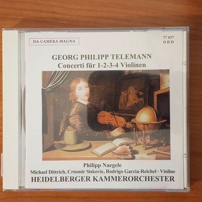 Heidelberger Kammerorchester telemann concerti für 1-2-3-4 violinen VG+/EX