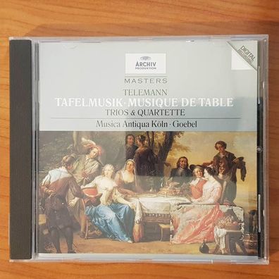 MUSICA Antiqua KÖLN telemann tafelmusik FULL SILVER EX/VG+ (CD Album, Klassik)