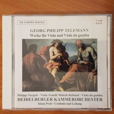 Heidelberger Kammerorchester telemann werke viola und viola da gamba VG/VG