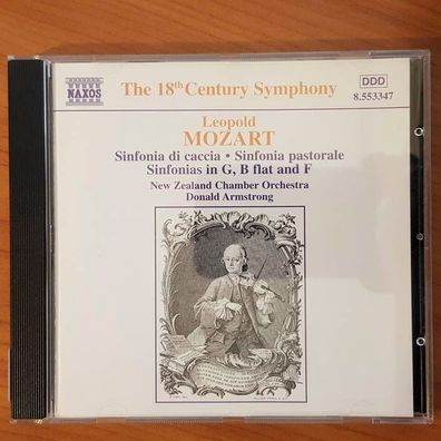 DONALD Armstrong leopold mozart symphonies NM/EX (CD Album, Klassik, Naxos)