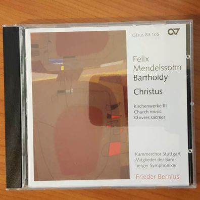 FREDER Bernius mendelssohn christus EX/EX (CD Album, Klassik, Carus)