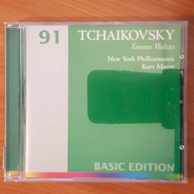 KURT MASUR tchaikovsky famous waltzes VG/VG+ (CD Album, Klassik, Teldec)