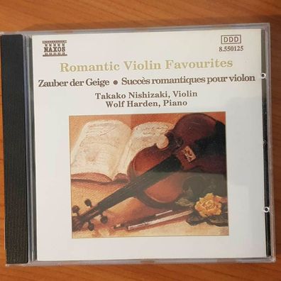 TAKAKO Nishizaki romantic violin favourites EX/VG+ (CD Album, Klassik, Naxos)