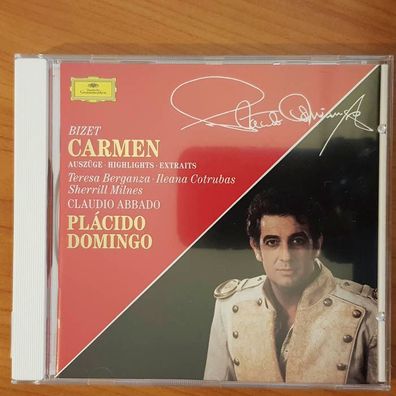 Placido Domingo bizet - carmen - highlights NM/EX (CD Album, Klassik, DG)