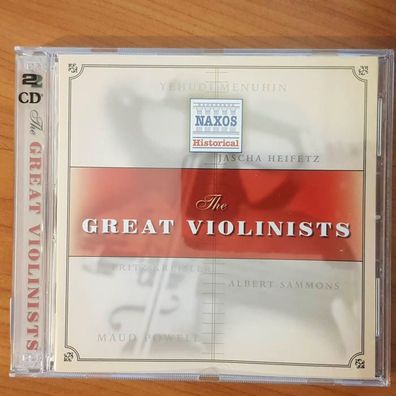 NAXOS Historical the great violinists NM/EX (2CD, Klassik, Naxos)