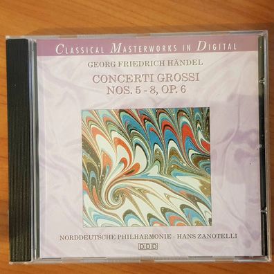 HANS Zanotelli händel concerto grossi nos 5-8 EX/EX (CD Album, Klassik)
