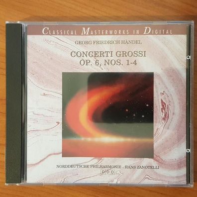 HANS Zanotelli handel concerti grosse op 6 EX/VG+ (CD Album, Klassik)