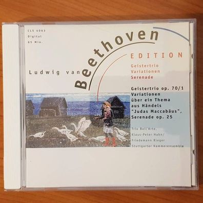 LUDWIG VAN Beethoven edition geistertrio et al EX/EX (CD Album, Klassik, ZYX)