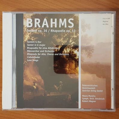 Johannes BRAHMS sextett op 36 / rhapsodie op 53 NM/EX (CD Album, Klassik, ZYX)