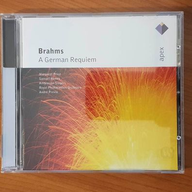 ANDRE PREVIN johannes brahms a german requiem NM/EX (CD Album, Klassik, Apex)