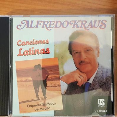 Alfredo KRAUS canciones latinas Argentina EX/VG+ (CD Album, Klassik, GS)