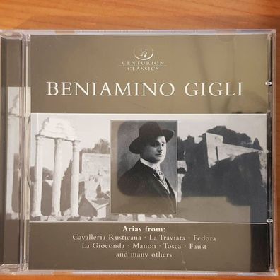 Benjamino GIGLI arias from EX/EX (CD Album, Klassik, Centurion Classics)