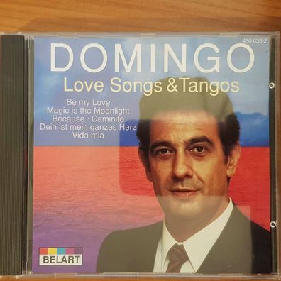 Placido Domingo love songs & tangos NM/EX (CD Album, Pop, Belart)