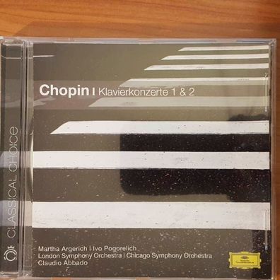 Argerich / Pogorelich chopin klavierkonzerte 1 & 2 VG+/EX (CD Album, Klassik)
