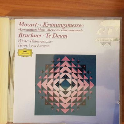 Herbert VON Karajan mozart / bruckner FULL SILVER VG+/VG+ (CD Album, Klassik)