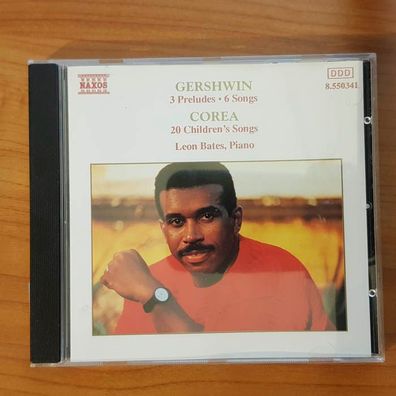 LEON BATES gershwin preludes / corea 20 children EX/EX (CD Album, Klassik)