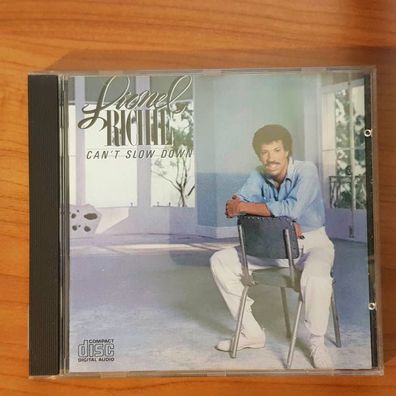 LIONEL RICHIE can't slow down FULL SILVER Germany VG/VG+ (CD Album, Pop, Motown)