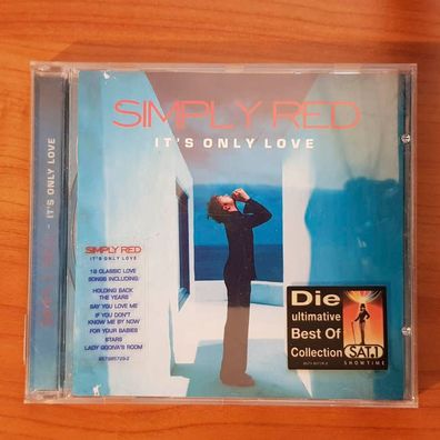 SIMPLY RED it's only love VG/EX (CD Album, Pop, East West)