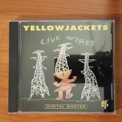 Yellowjackets live wires EX/EX (CD Album, Jazz, GRP)