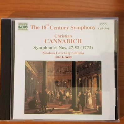 Nicolaus Esterhazy Sinfonia christian cannabich symph 47-52 VG+/VG+ (CD Album)