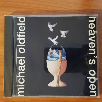 Michael Oldfield heaven's open DADC Austria EX/EX (CD Album, Pop, Virgin)