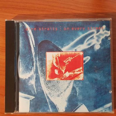 DIRE Straits on every street FULL SILVER PDO FRANCE VG/EX (CD Album, Pop)