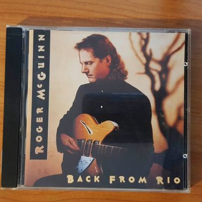 ROGER Mcguinn back from rio FULL SILVER PDO Germany EX/EX (CD Album, Pop)