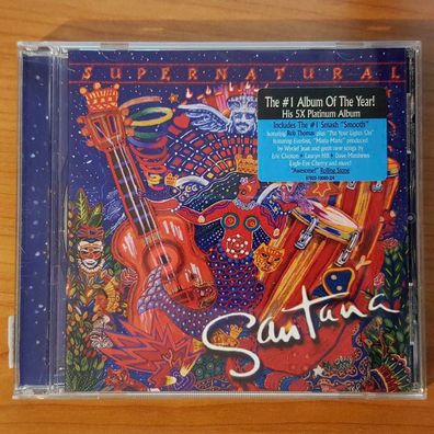 Santana supernatural Sonopress EU VG+/EX (CD Album, Pop, Arista)