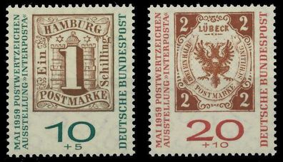 BRD BUND 1959 Nr 310a-311a postfrisch S51022E