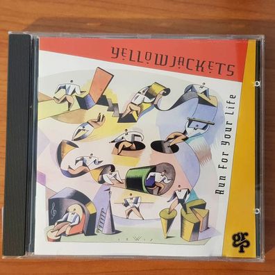 Yellowjackets run for your life Sonopress Germany EX/EX (CD Album, Jazz, GRP)