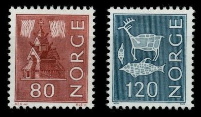 Norwegen Nr 633-634 postfrisch S034EA2
