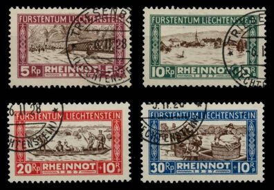 Liechtenstein 1928 Nr 78-81 gestempelt X6AC9CA