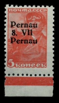 BES. 2WK Estland PERNAU Nr 5IV postfrisch URA X6DAB5A