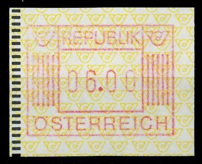 Österreich Automatenmarken Nr ATM 1-6S postfrisch S56056E