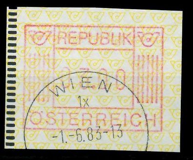 Österreich Automatenmarken Nr ATM 1-3S gestempelt X7E64F2