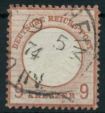 D-REICH Brustschilde Nr 27b gestempelt gepr. X895EF6