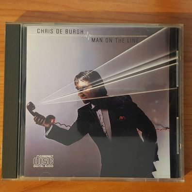 CHRIS DE BURGH man on the line CBS/SONY INC. JAPAN EX/VG+ (CD Album, Pop, A&M)