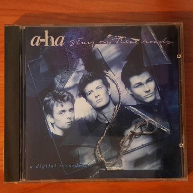 A-HA stay on these roads IN CENTER Printed P+O, DISC FACE SAYS RECORD VG+/VG