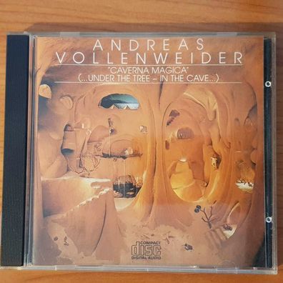 Andreas Vollenweider caverna magica FULL SILVER WGER EX/EX (CD Album, Pop, CBS)