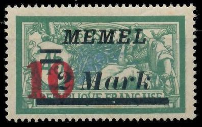 MEMEL 1923 Nr 121IV postfrisch X416B8A