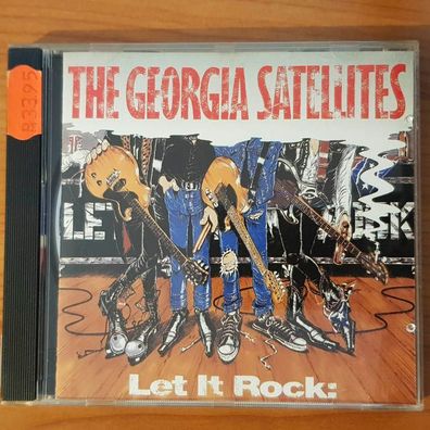 THE Georgia Satellites let it rock Germany VG+/EX (CD Album, Pop, Elektra)