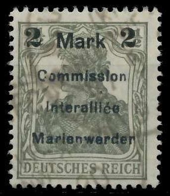 Marienwerder Nr 23AFIV gestempelt ATTEST X49A5E6