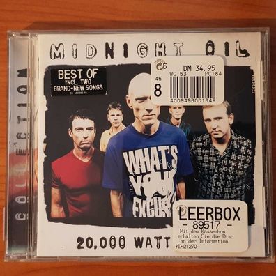 Midnight OIL 20000 watt VG+/EX (CD Album, Pop, Columbia)