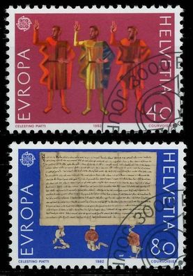 Schweiz 1982 Nr 1221-1222 gestempelt X5B55D6