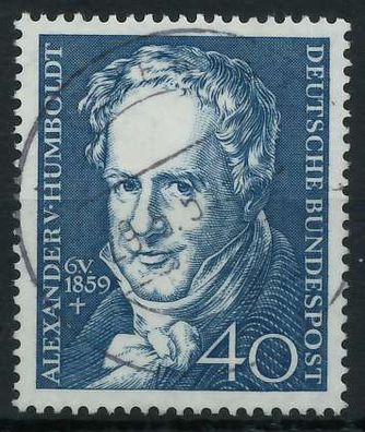 BRD BUND 1959 Nr 309 zentrisch gestempelt X69BAFA