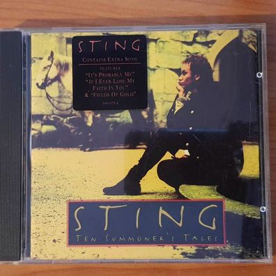 STING ten summoner's tales PMDC FRANCE VG+/EX (CD Album, Pop, A&M)